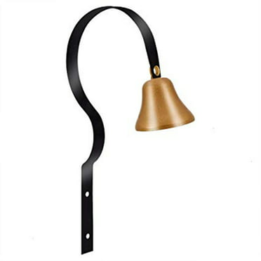 HD_ Anitque Vintage Style Bell Store Door Mounted Accent Hardware LT_ BL_ FT 